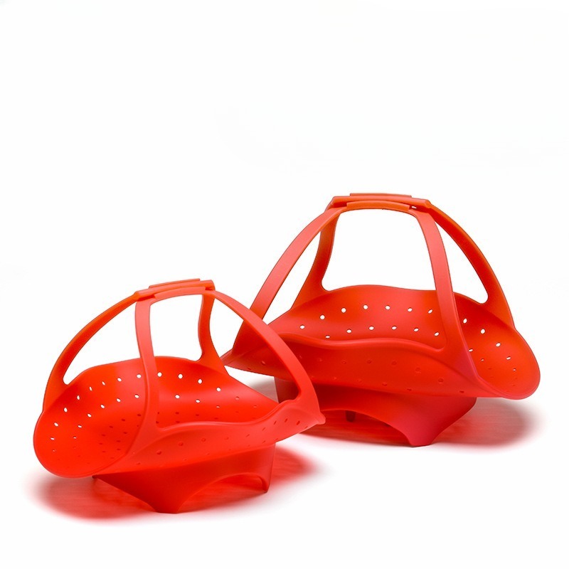 Commercial Kitchen Steamer - Steamer Basket with Silicone Extension and