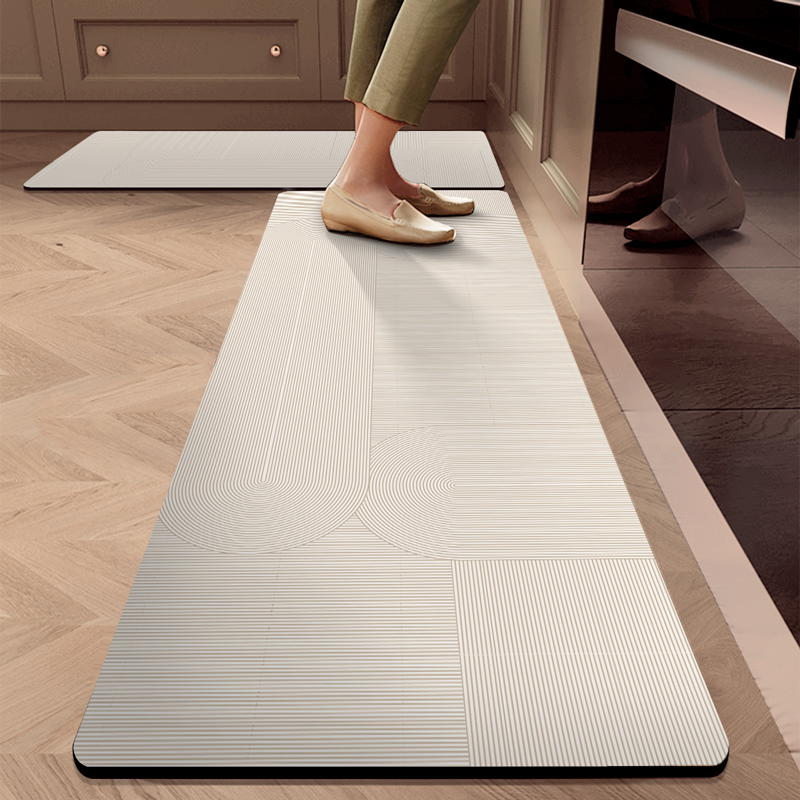 Commercial Kitchen Vinyl Flooring - Pvc Kitchen Floor Mat Waterproof Oil-proof