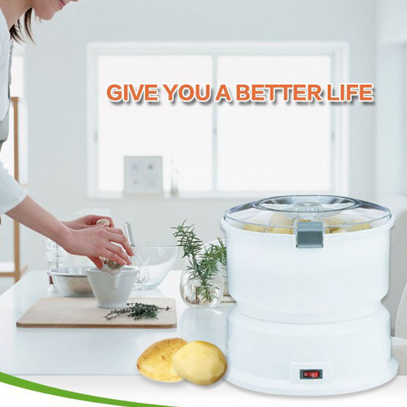Commercial Potato Peeler - KOTUMY Electric Potato Peeler Automatic Potato