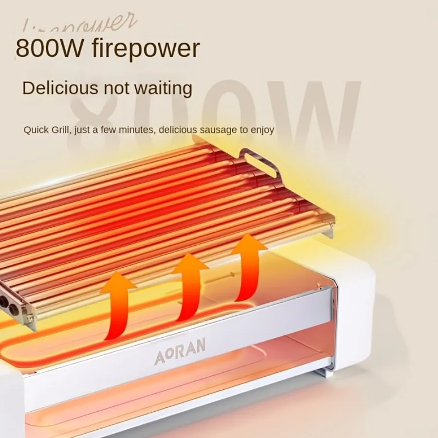 Multifunctional Rotating Sausa - огляд і ціна Hot Dog Roller Grill