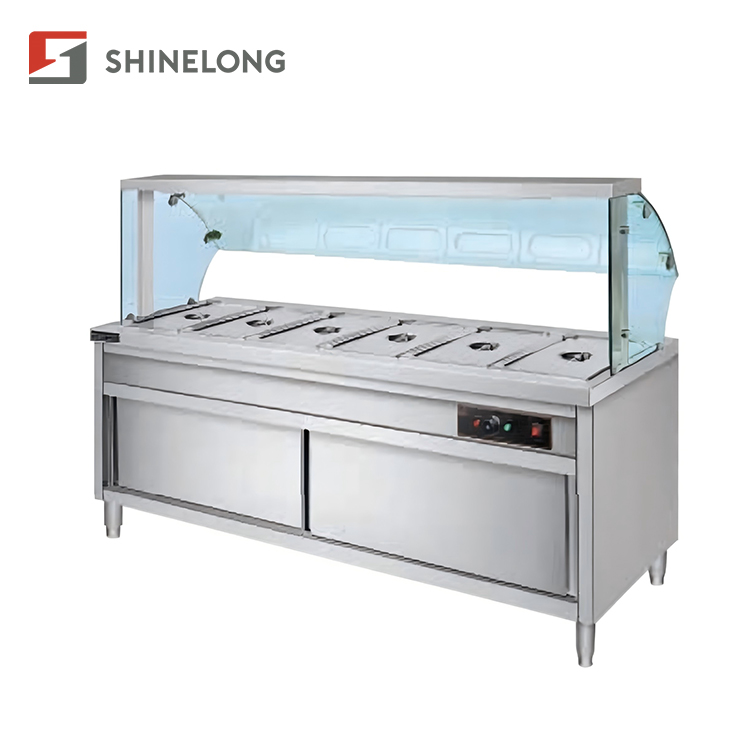 Commercial 6-Pans Electric Buf - огляд і ціна Bain Marie Food Warmer