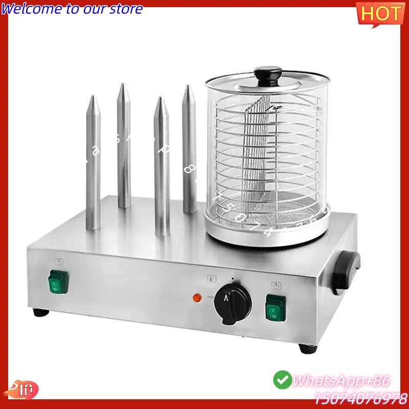 2026 Bread Steamer Warmer Auto - огляд і ціна Hot Dog Roller Grill