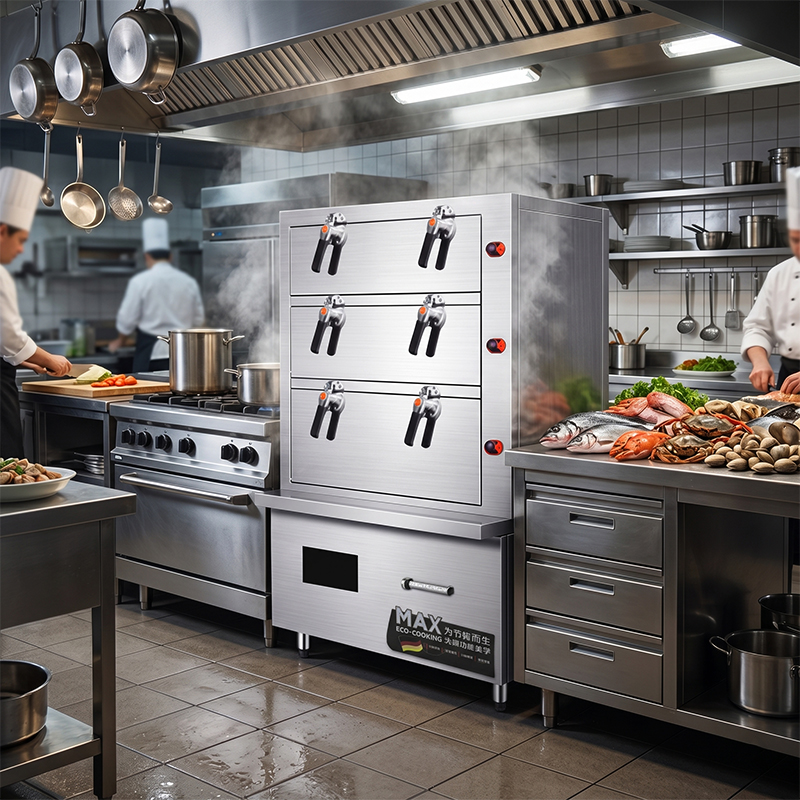 In-Smart 12-Tray Commercial Ki - огляд і ціна Commercial Kitchen Steamer