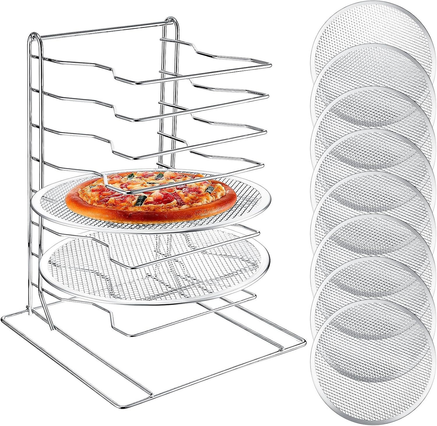 Pizza Rack 8 Tiered Stand With - огляд і ціна Commercial Kitchen In Home