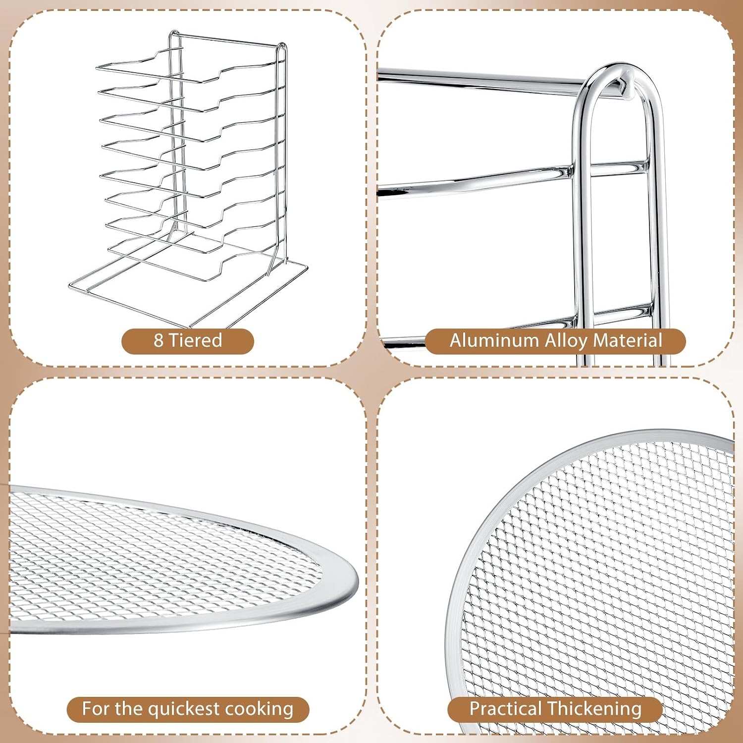Pizza Rack 8 Tiered Stand With - огляд і ціна Commercial Kitchen In Home
