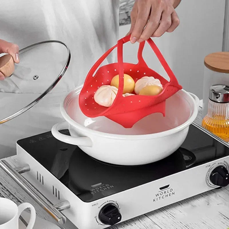 Steamer Basket with Silicone E - огляд і ціна Commercial Kitchen Steamer