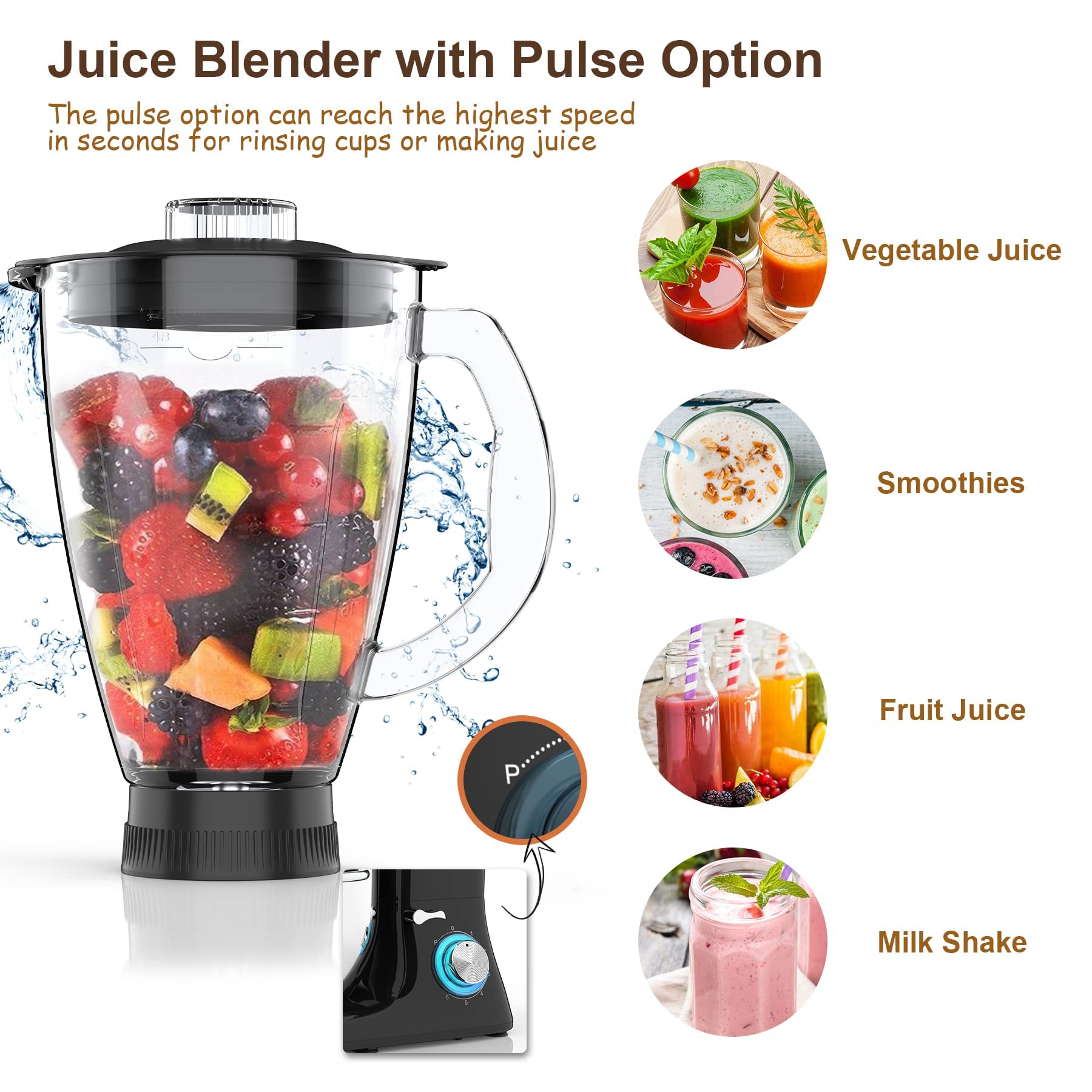 Blender, Fresh Juice, Automati - огляд і ціна Commercial Blender Heavy Duty
