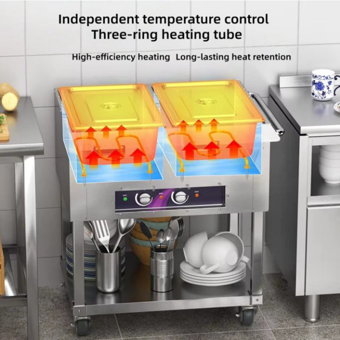 Commercial Food Warmer Electri - огляд і ціна Bain Marie Food Warmer