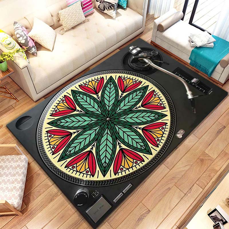 Music Vinyl Disc Player Patter - огляд і ціна Commercial Kitchen Vinyl Flooring