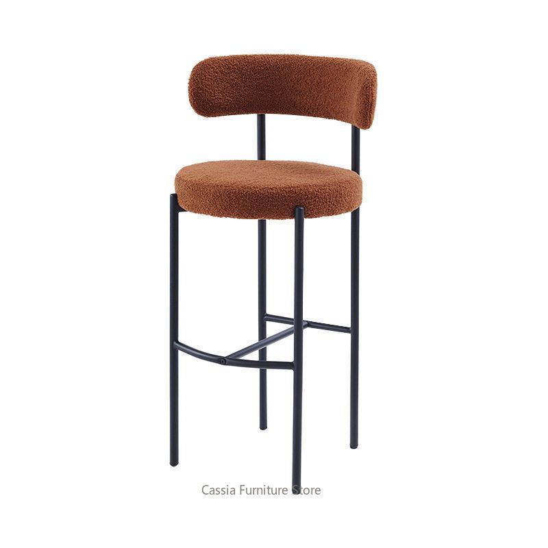 Bar Stool with Backrest for Ki - огляд і ціна Commercial Kitchen Counter