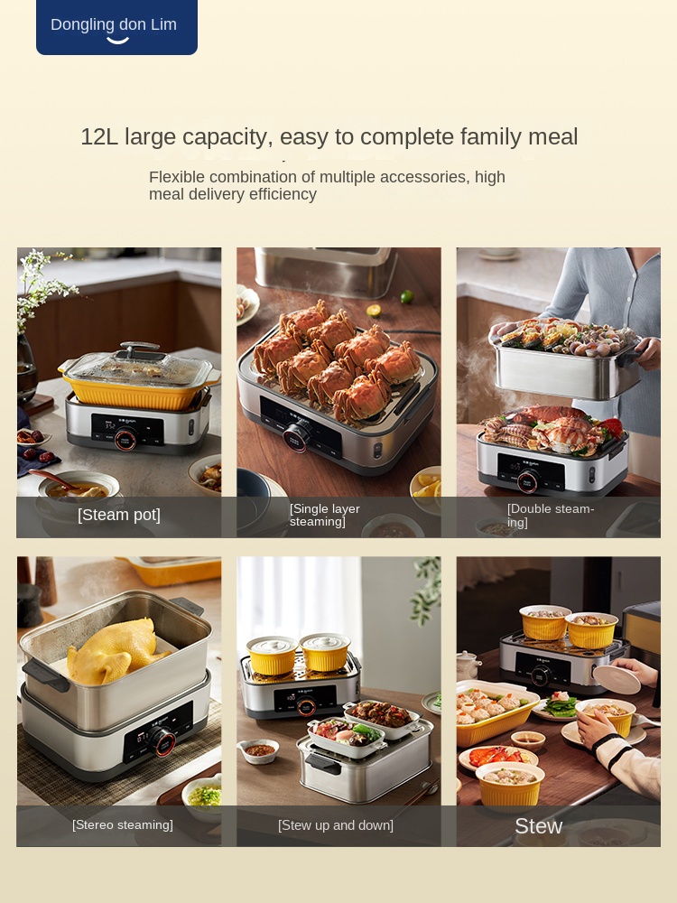 Donlim DL-1005 Multi-functiona - огляд і ціна Commercial Kitchen Steamer