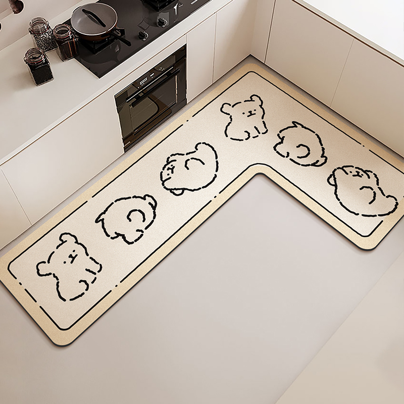 L-shaped Kitchen Floor Mat Wat - огляд і ціна Commercial Kitchen Vinyl Flooring