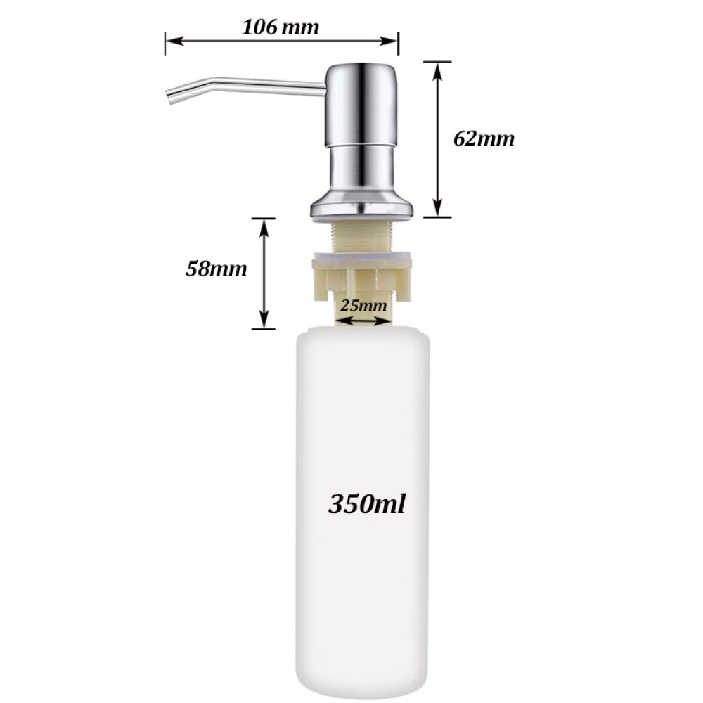 Built In Kitchen Sink Soap Dis - огляд і ціна Commercial Kitchen Hardware