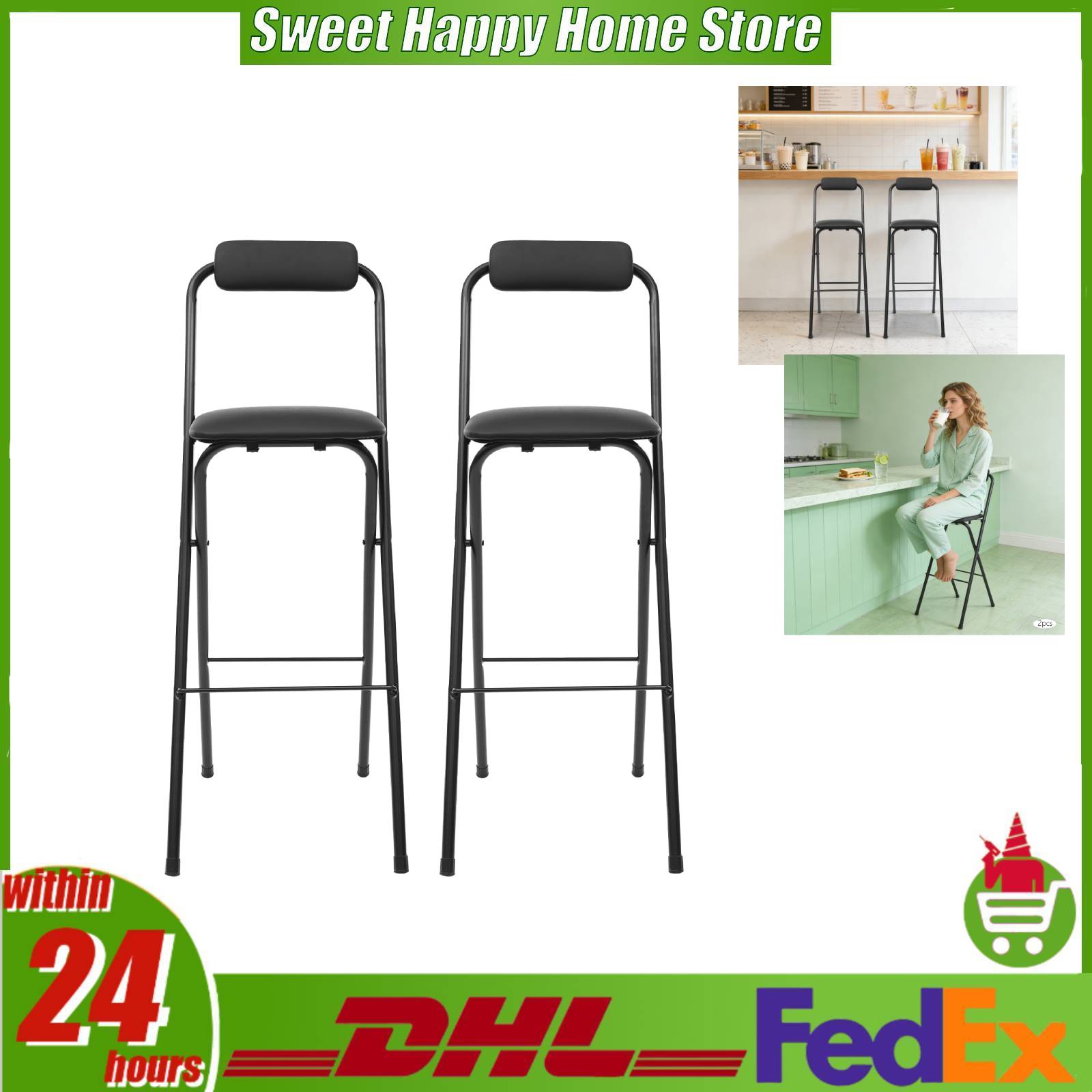 2 Pack Folding Bar Stools Port - огляд і ціна Commercial Kitchen Hardware