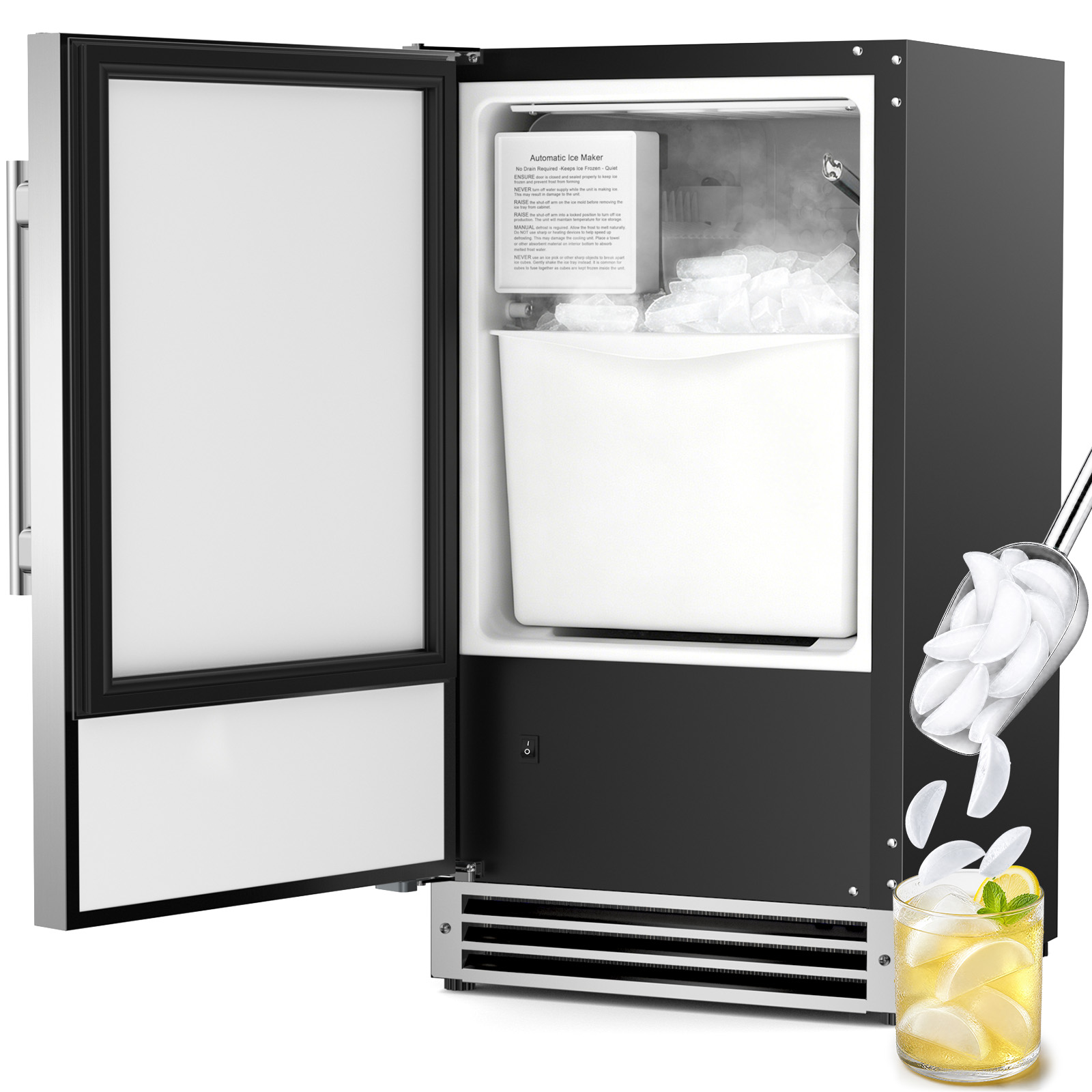 Under Counter Ice Maker, Cresc - огляд і ціна Commercial Kitchen Counter