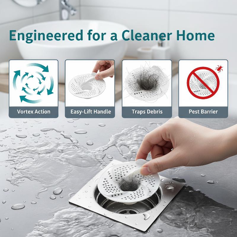 Anti-Clog Shower Drain Hair Ca - огляд і ціна Commercial Kitchen Sink