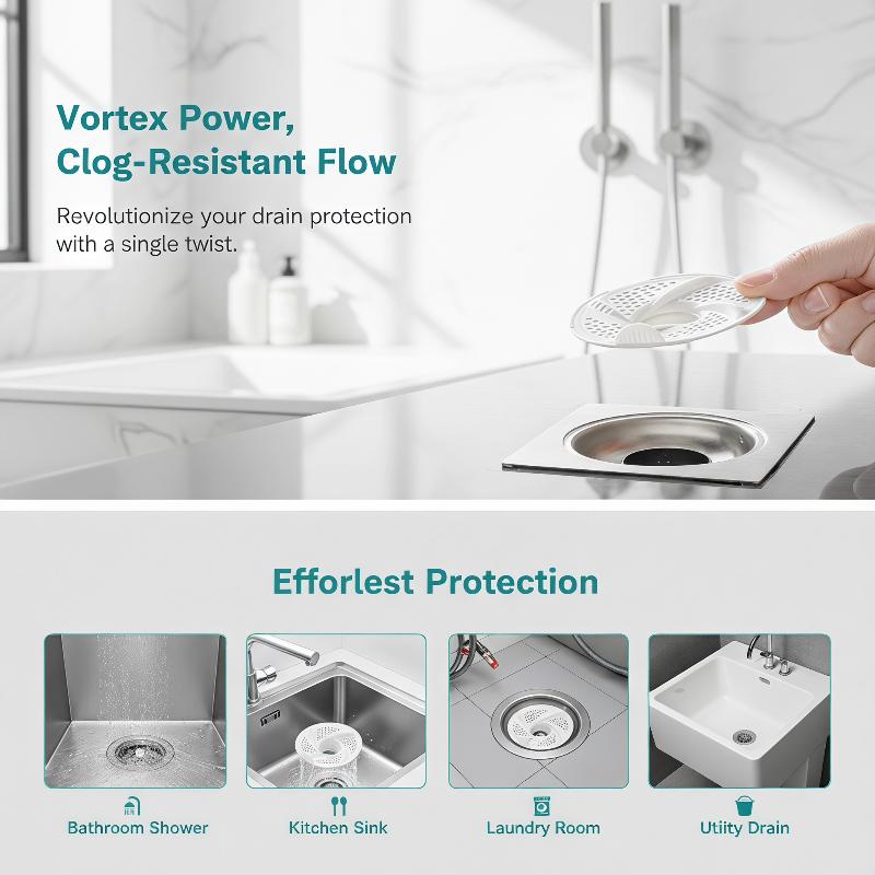 Anti-Clog Shower Drain Hair Ca - огляд і ціна Commercial Kitchen Sink