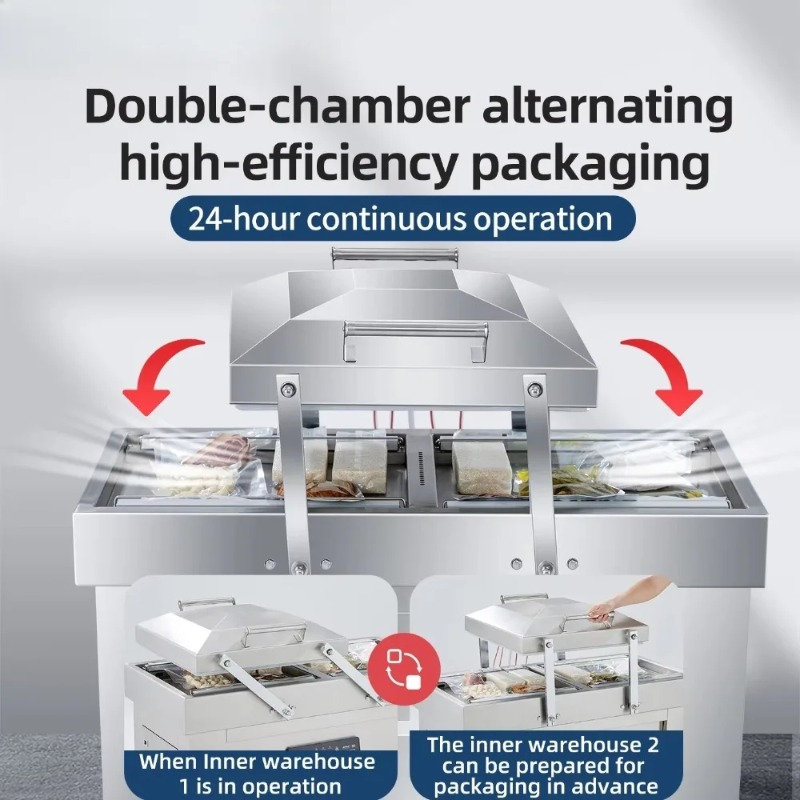 Double Chamber Vacuum Machine  - огляд і ціна Vacuum Sealer
