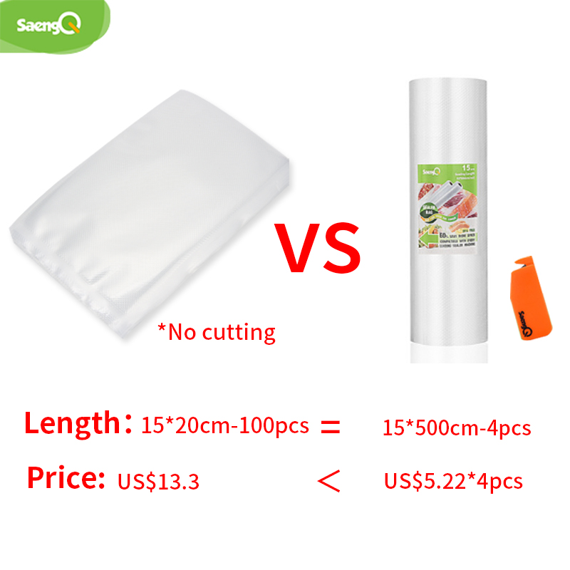 saengQ Kitchen Vacuum Bags for - огляд і ціна Vacuum Sealer