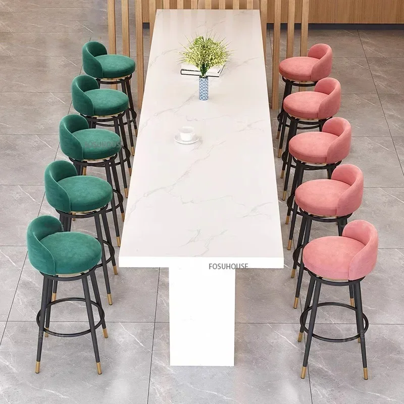 Nordic Light Luxury Velvet Bar - огляд і ціна Commercial Kitchen Counter