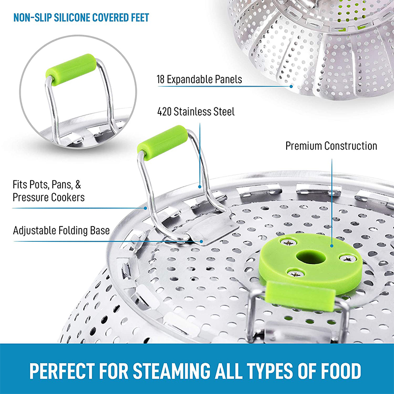 9Inch Stainless Steel Lotus St - огляд і ціна Commercial Kitchen Steamer