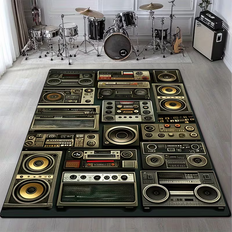 Classic Music Vintage Vinyl Re - огляд і ціна Commercial Kitchen Vinyl Flooring
