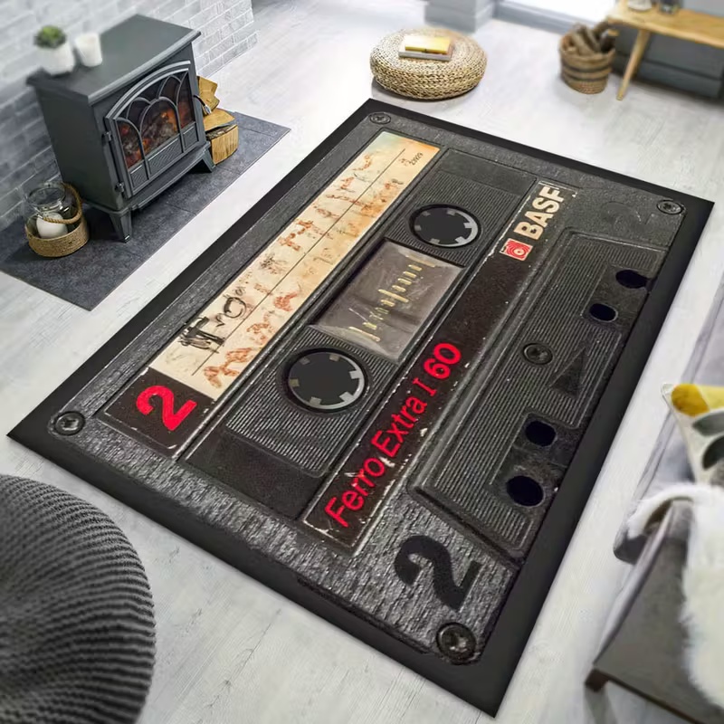 Classic Music Vintage Vinyl Re - огляд і ціна Commercial Kitchen Vinyl Flooring