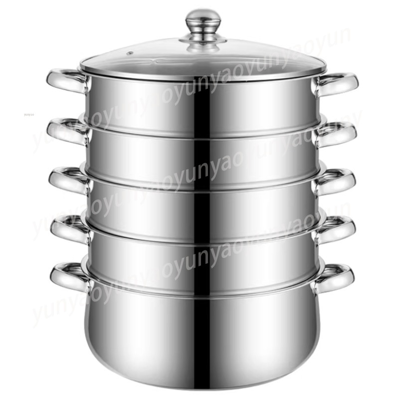 Large Capacity 4-Layer Steamer - огляд і ціна Commercial Kitchen Steamer