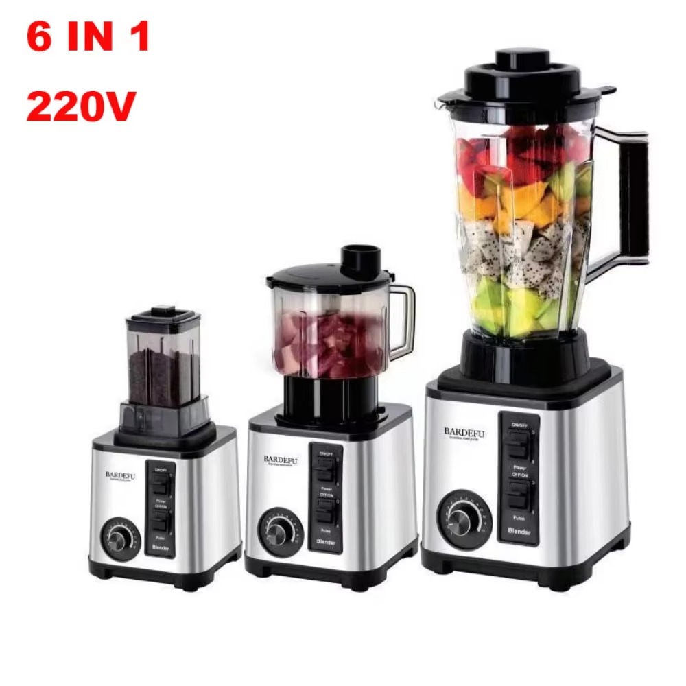 220V- 3L 6 in 1 Blender Stainl - огляд і ціна Commercial Blender Heavy Duty