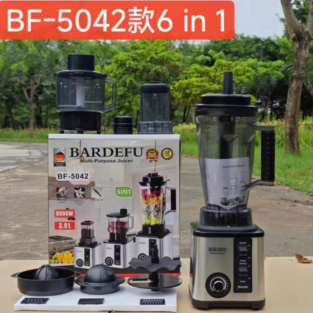 220V- 3L 6 in 1 Blender Stainl - огляд і ціна Commercial Blender Heavy Duty