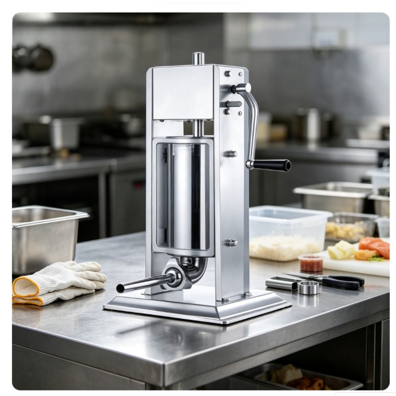 Sausage Stuffer Machine Manual - огляд і ціна Commercial Kitchen Hardware