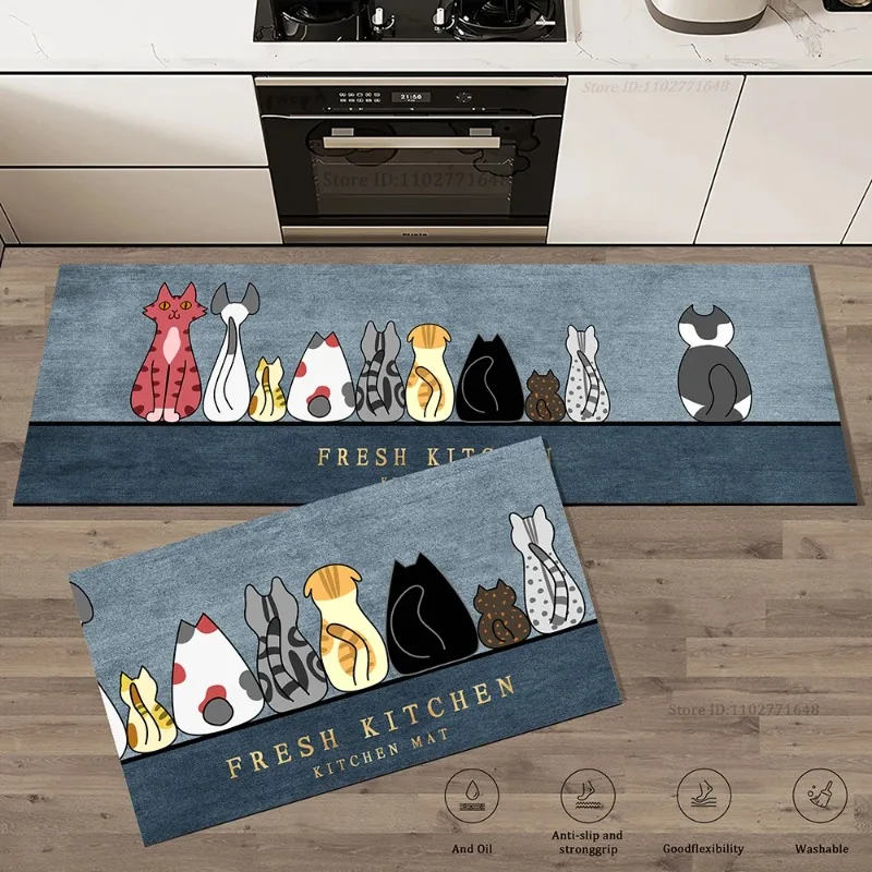 Cat Kitchen Corner  Long Floor - огляд і ціна Commercial Kitchen Vinyl Flooring